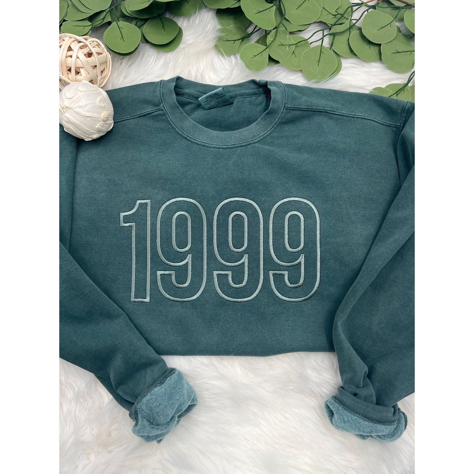Personalized Birth Year Sweatshirt - Embroidered Birthday Gift