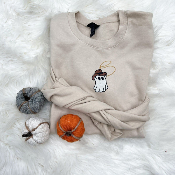【CPGN STUDIO】23SS★ Western Embroidered Sweatshirt Embroidered Western – The Southern Thistle