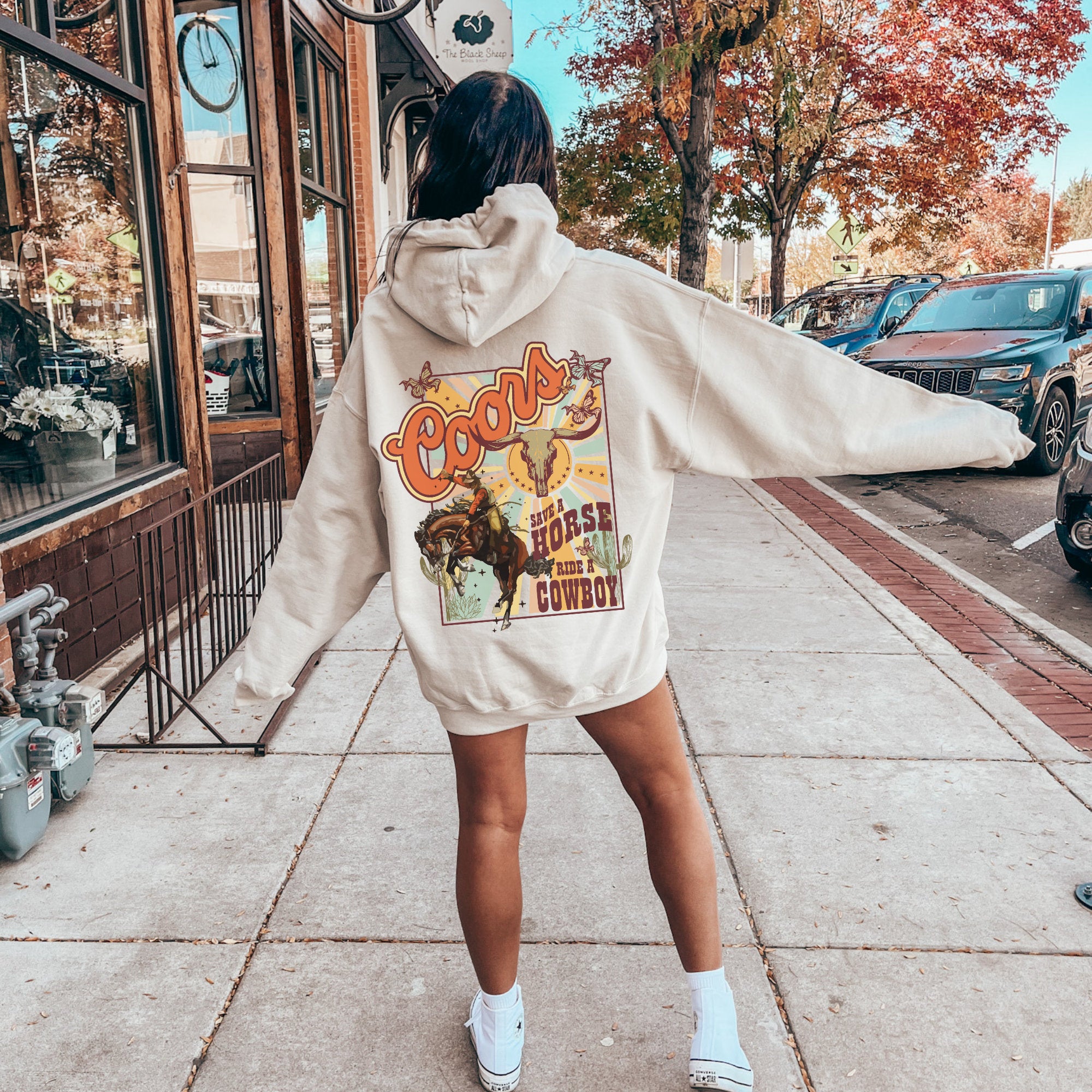 Coors Save a Horse Ride a Cowboy Hoodie