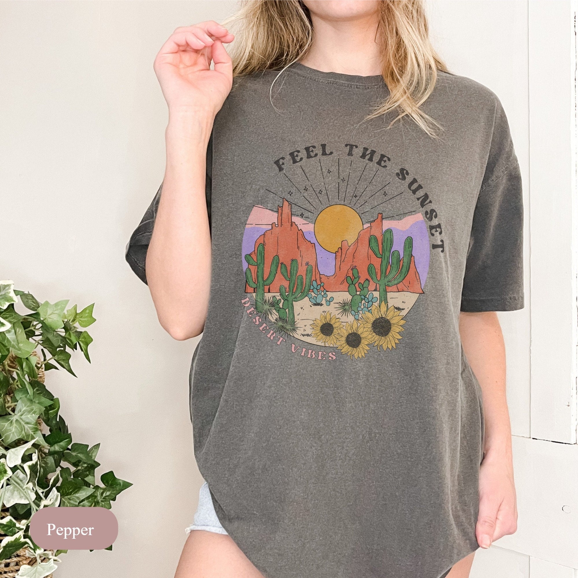 Hippie Desert Sunset Tee