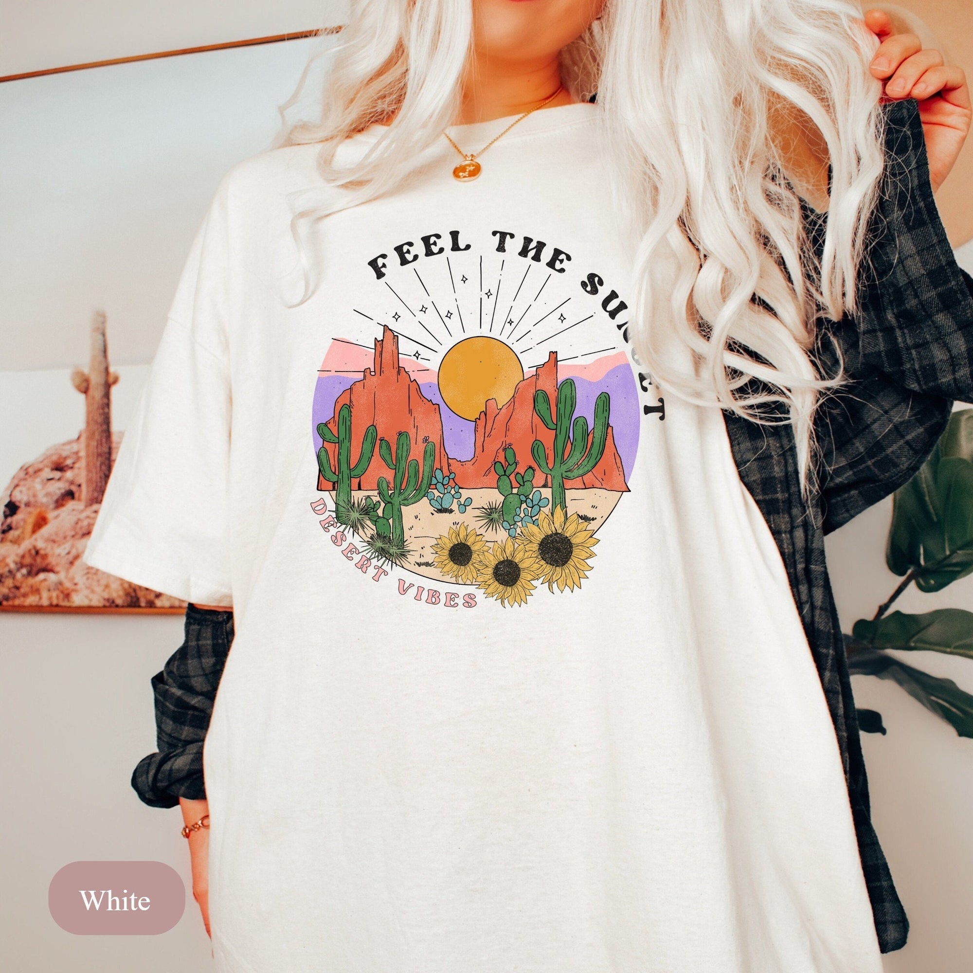 Hippie Desert Sunset Tee