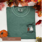 Embroidered Spooky Season Halloween Shirt