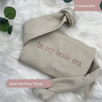 In My Bride Era Embroidered Sweatshirt – Bridal Crewneck