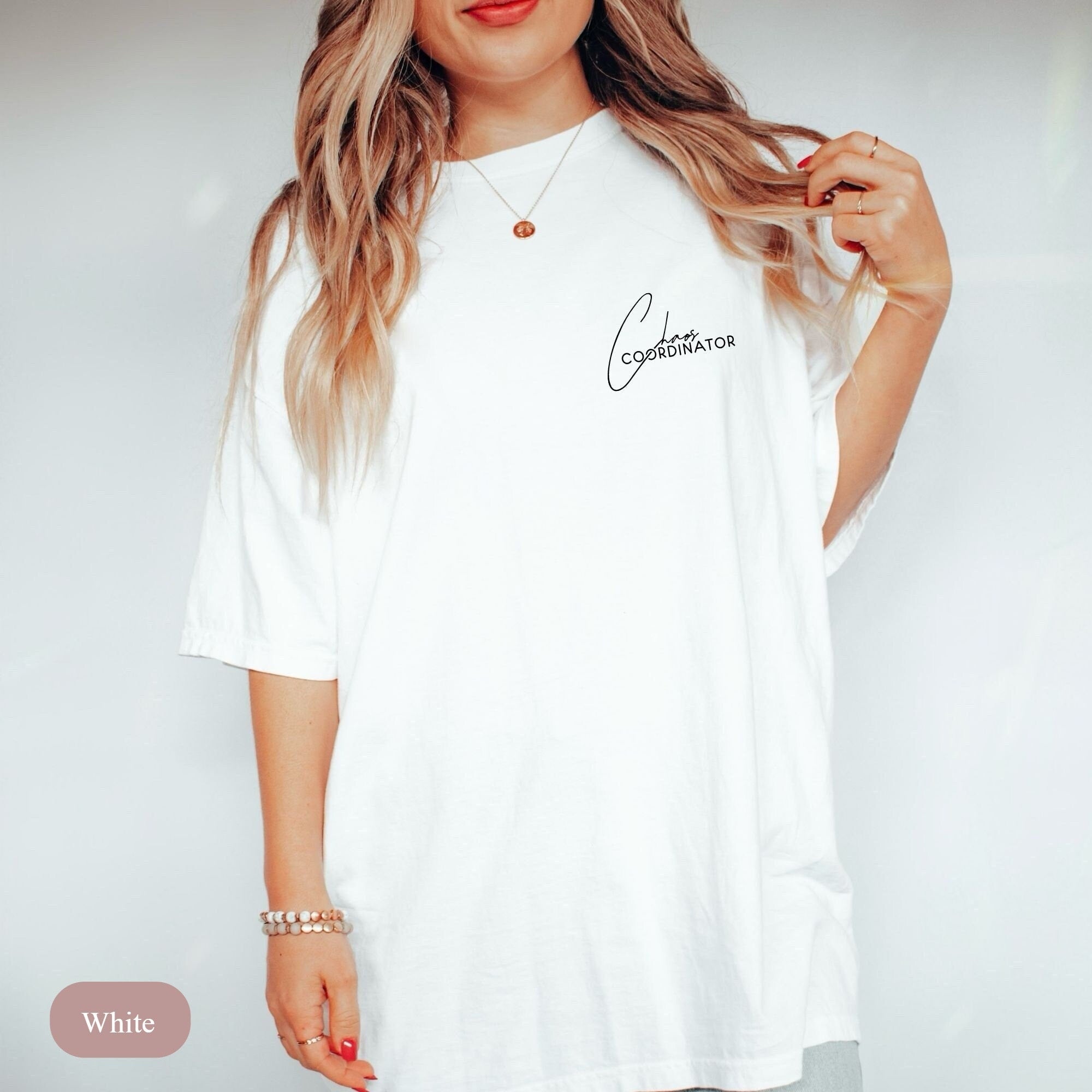 Comfort Colors Mom Life Shirt Chaos Coordinator