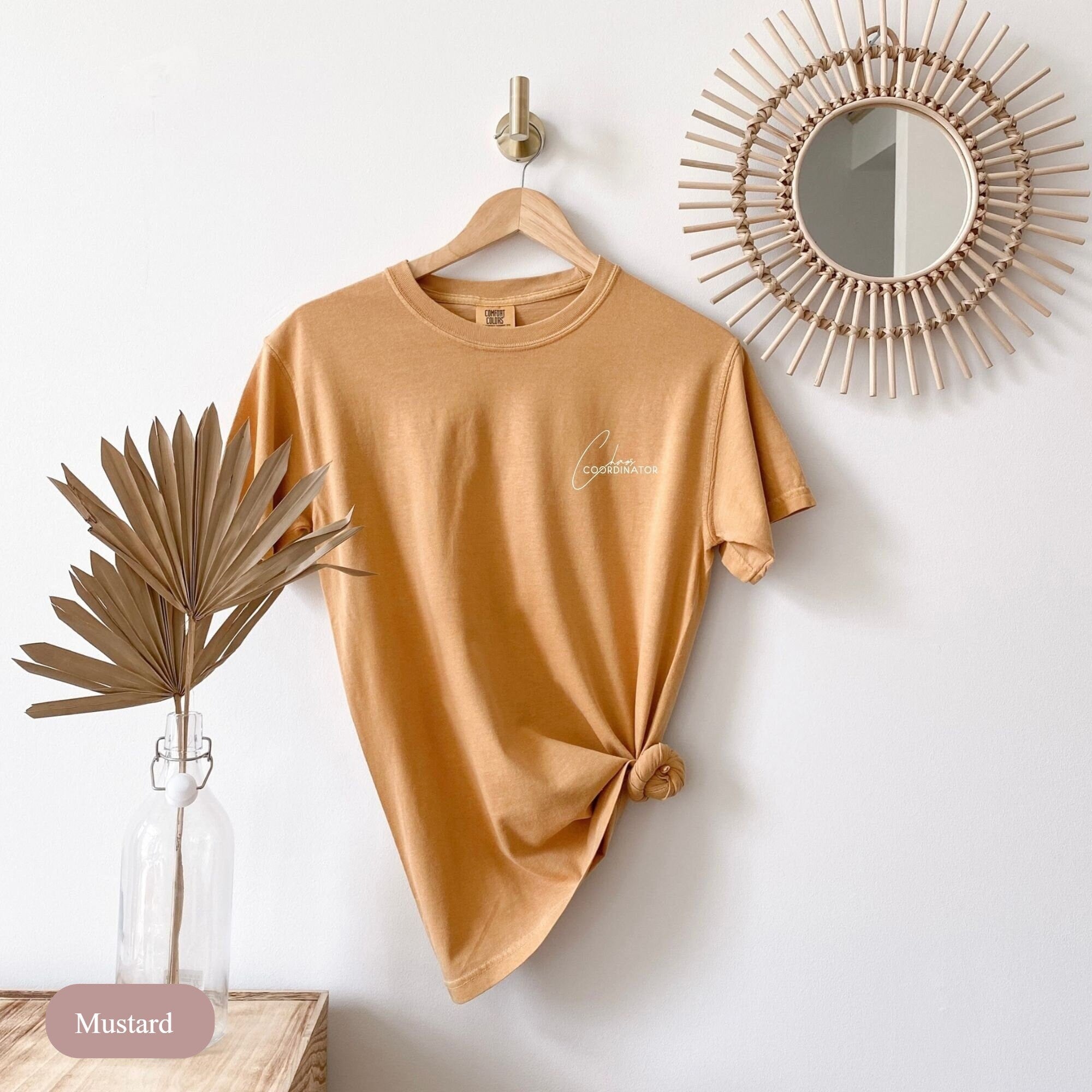 Comfort Colors Mom Life Shirt Chaos Coordinator
