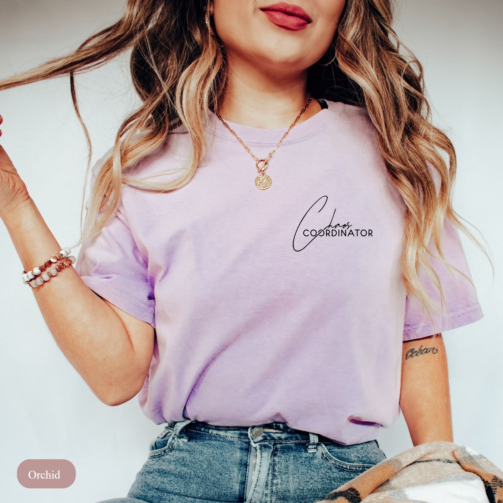 Comfort Colors Mom Life Shirt Chaos Coordinator