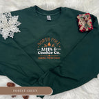North Pole Milk & Cookie Co. Embroidered Sweatshirt – Festive & Cozy