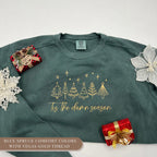 ‘Tis The Damn Season Embroidered Sweatshirt – Festive & Bold