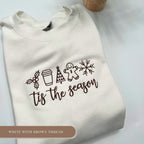 ‘Tis the Season Embroidered Sweatshirt – Festive & Cozy