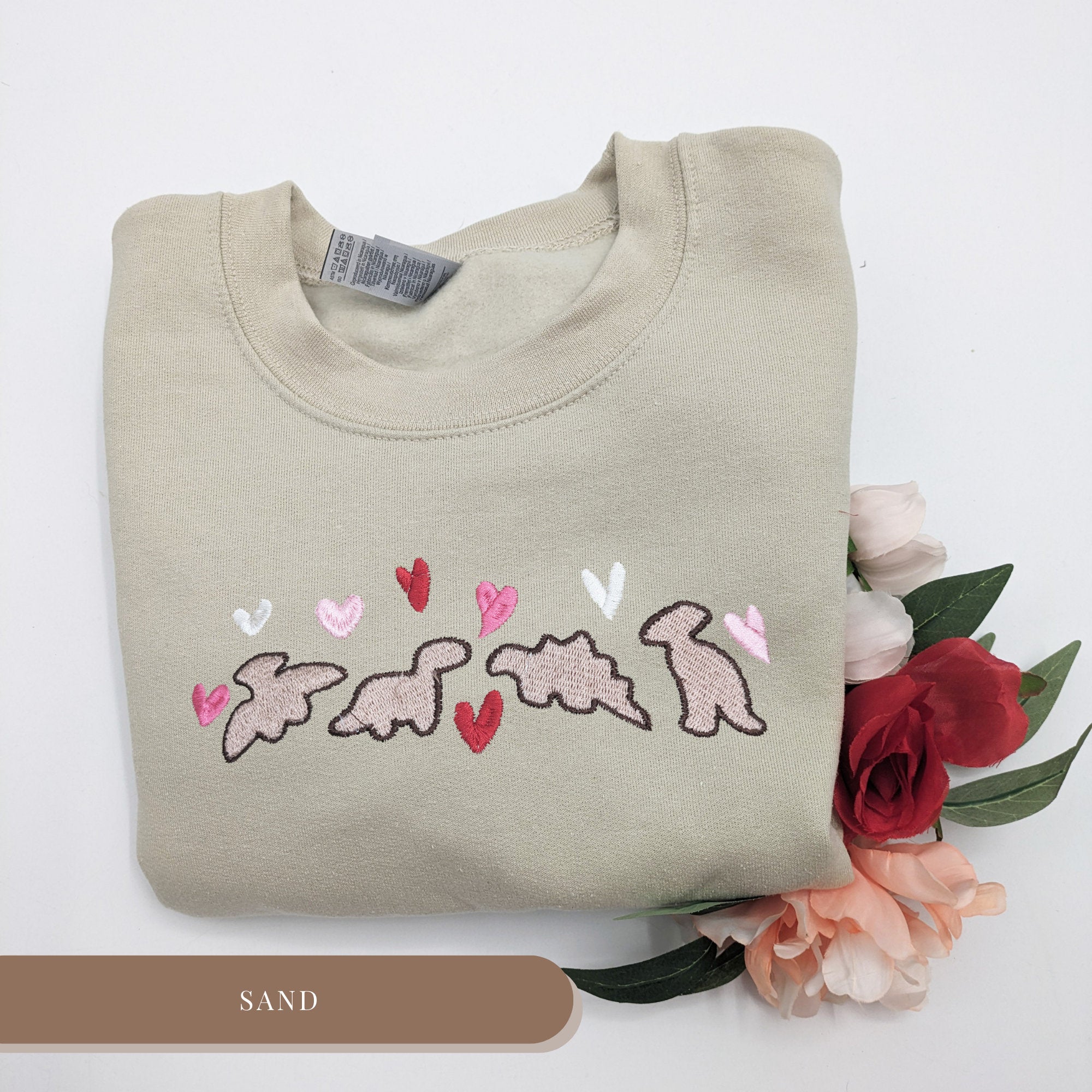 Valentine Dino Nuggets Love Sweatshirt - Gift for Her