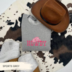 Howdy Embroidered Sweatshirt – Western Cowgirl Aesthetic