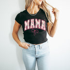 a woman in a black shirt and jeans posing for a picture