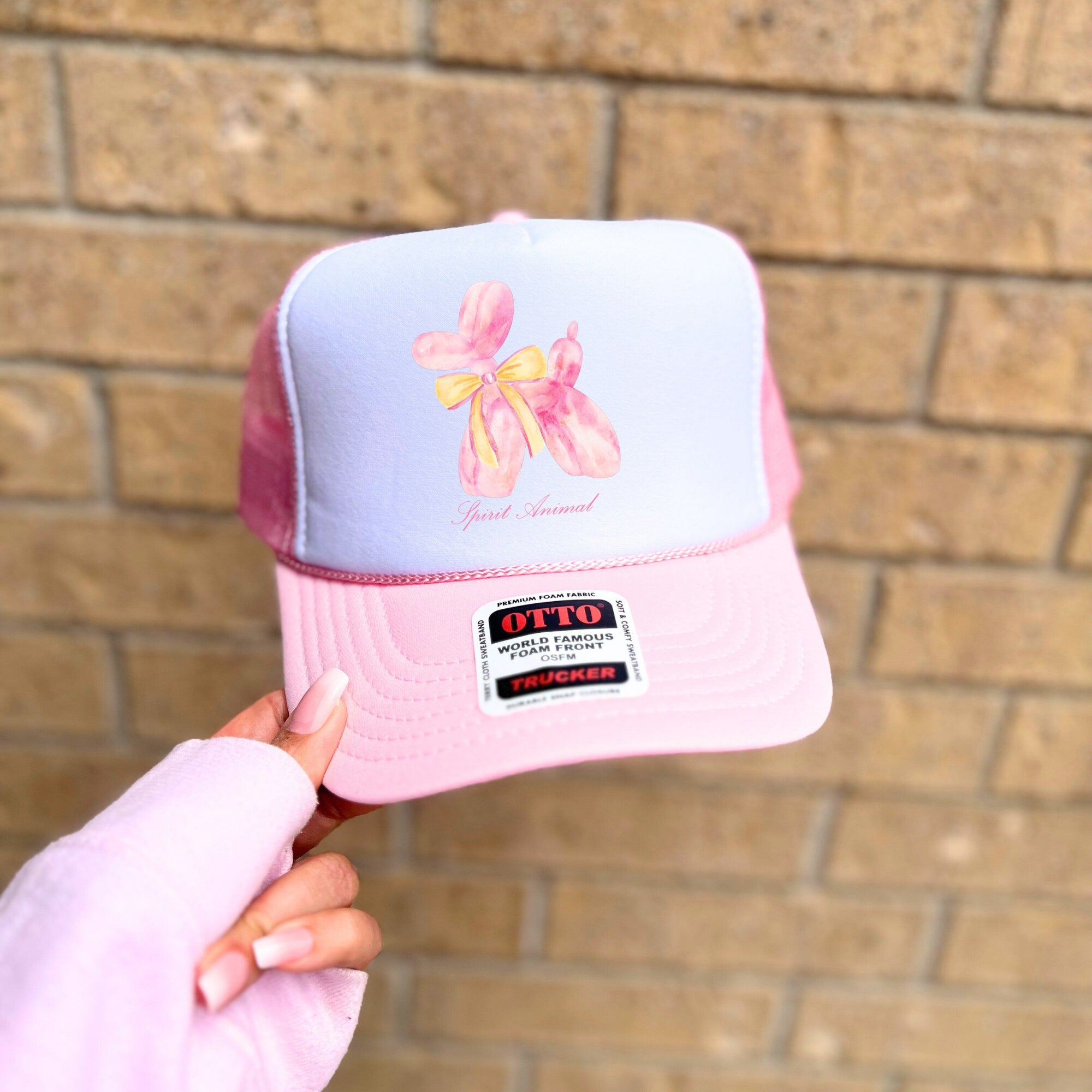 Balloon Dog Coquette Trucker Hat