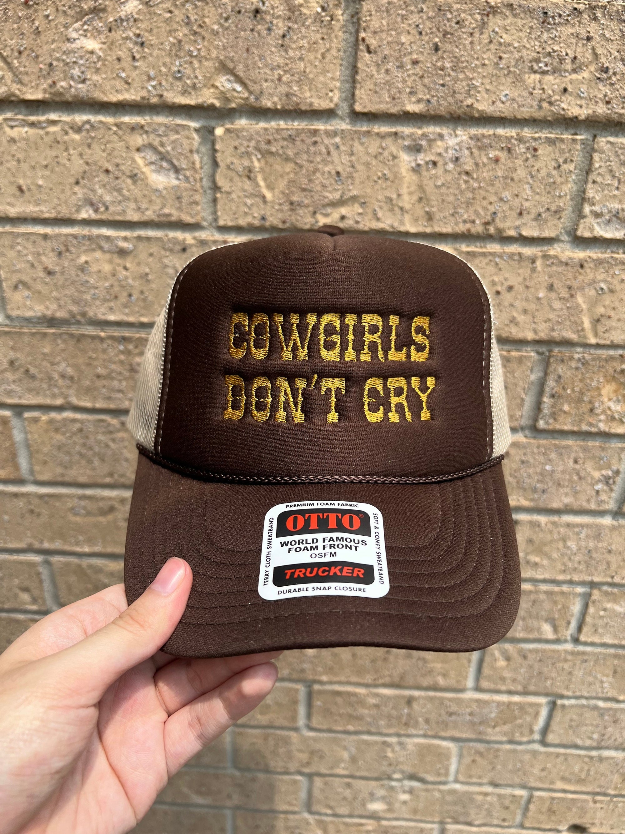 Cowgirls Don't Cry Trucker Hat