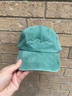 Embroidered Wave Dad Cap