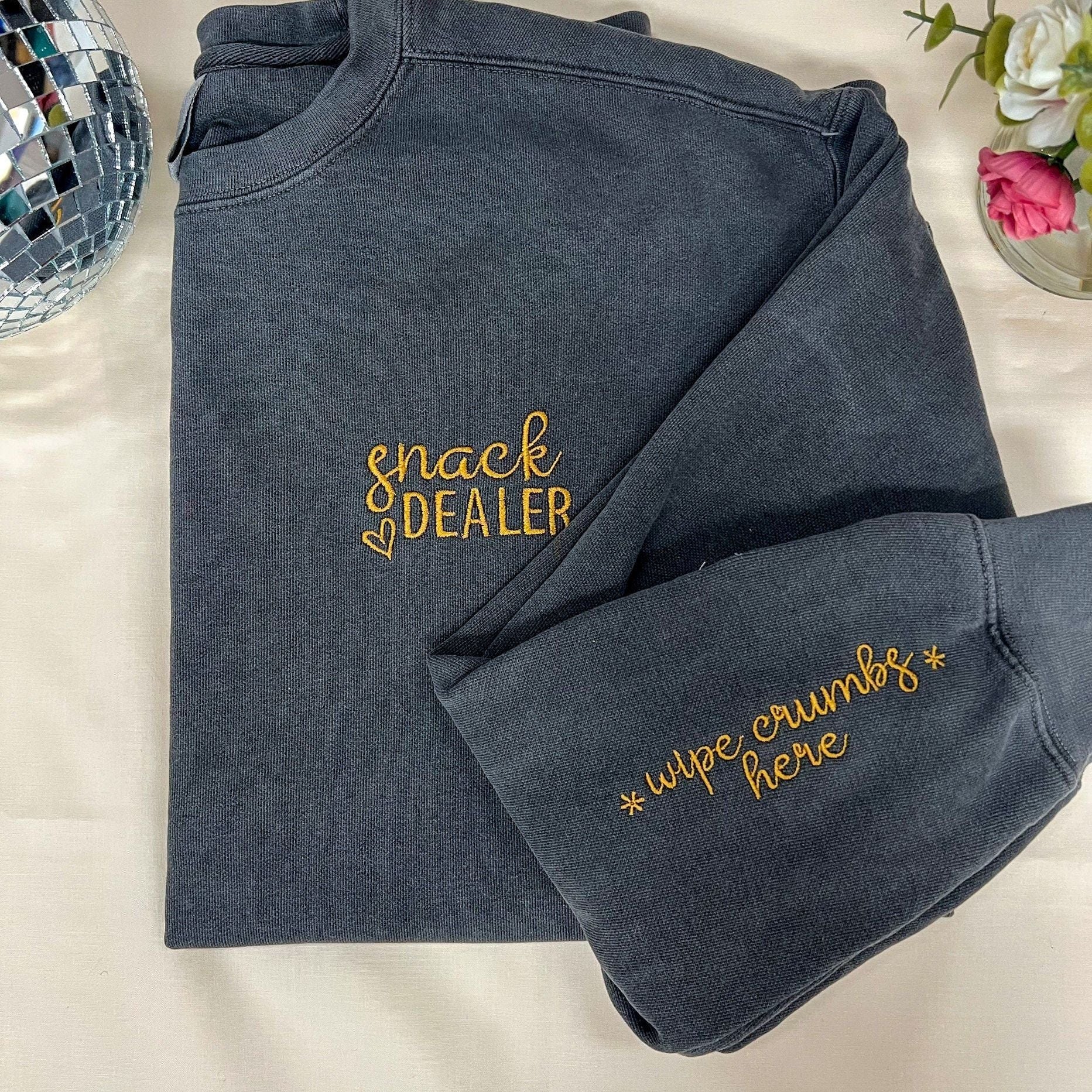 Snack Dealer Sweatshirt – Fun & Cozy Embroidered Sweatshirt