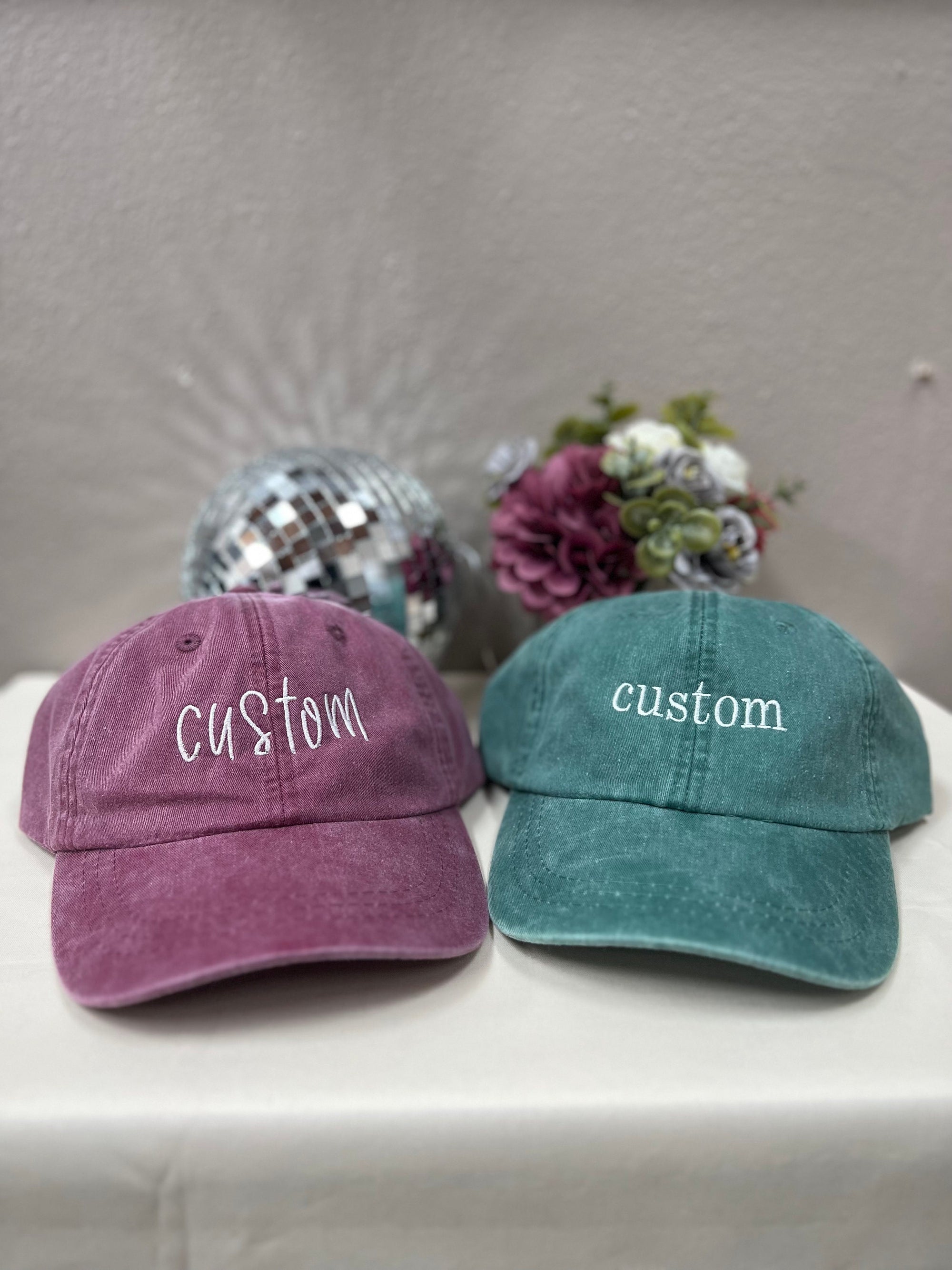 Personalized Baseball Cap  Custom Dad Hat