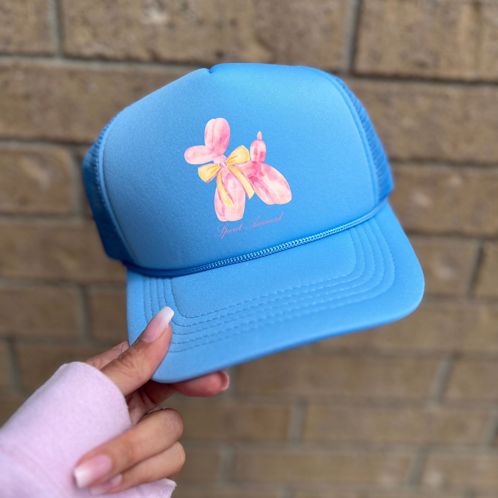 Balloon Dog Coquette Trucker Hat