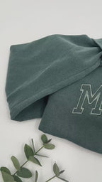 MAMA Embroidered Sweatshirt with Bow – Comfort Colors Crewneck for Moms