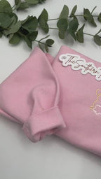 Pastel Bunny Trio Embroidered Sweatshirt – Cute Easter Crewneck