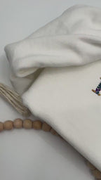 Mardi Gras Floral Embroidered Sweatshirt