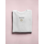 STEMinist Embroidered Sweatshirt – Science & Feminism Minimalist Crewneck