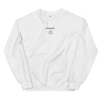 STEMinist Embroidered Sweatshirt – Science & Feminism Minimalist Crewneck