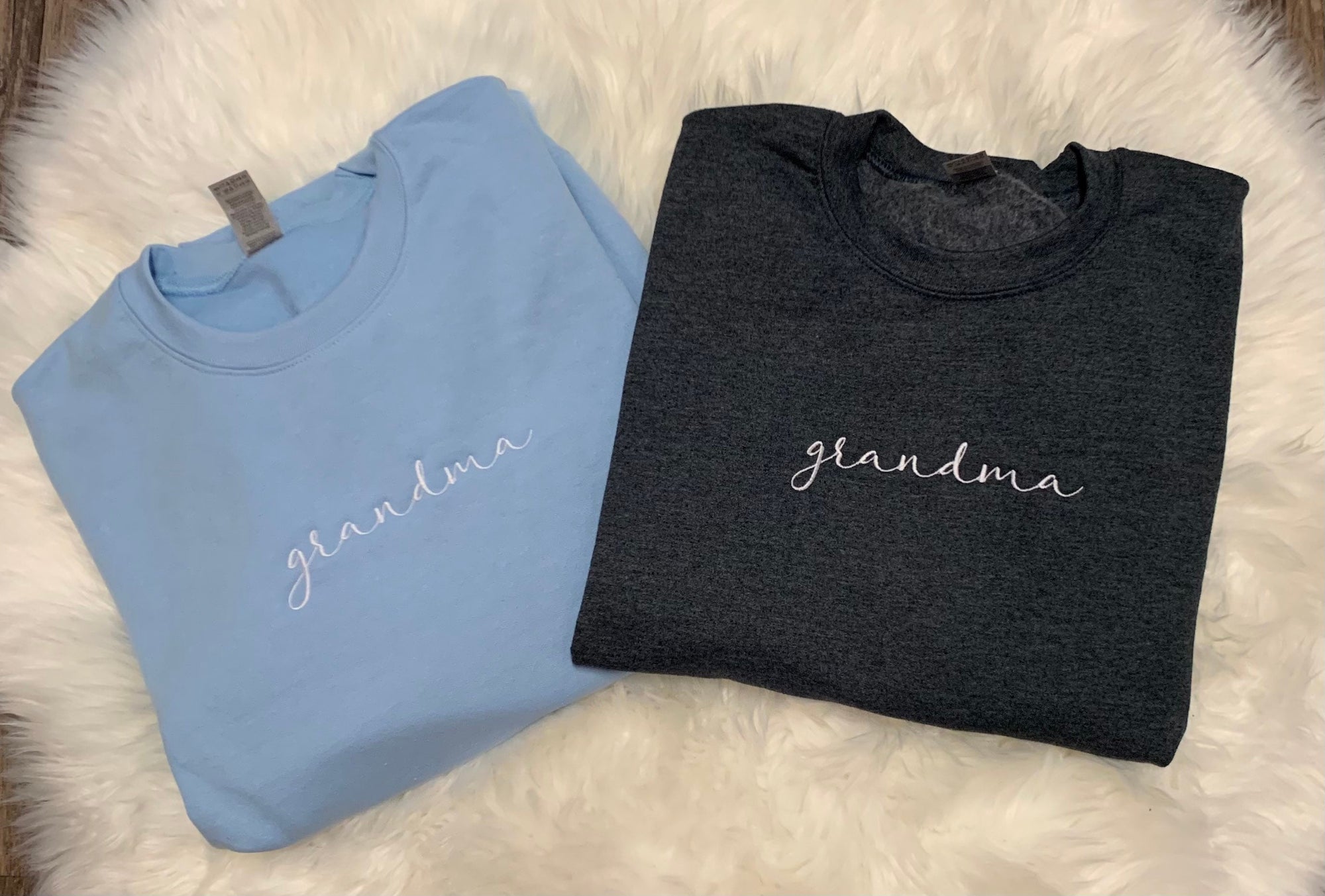 Embroidered Script Sweatshirt