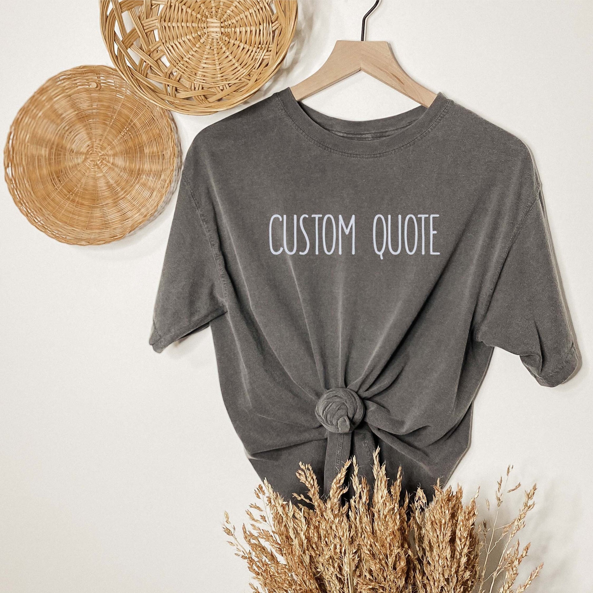 Embroidered Custom Shirt