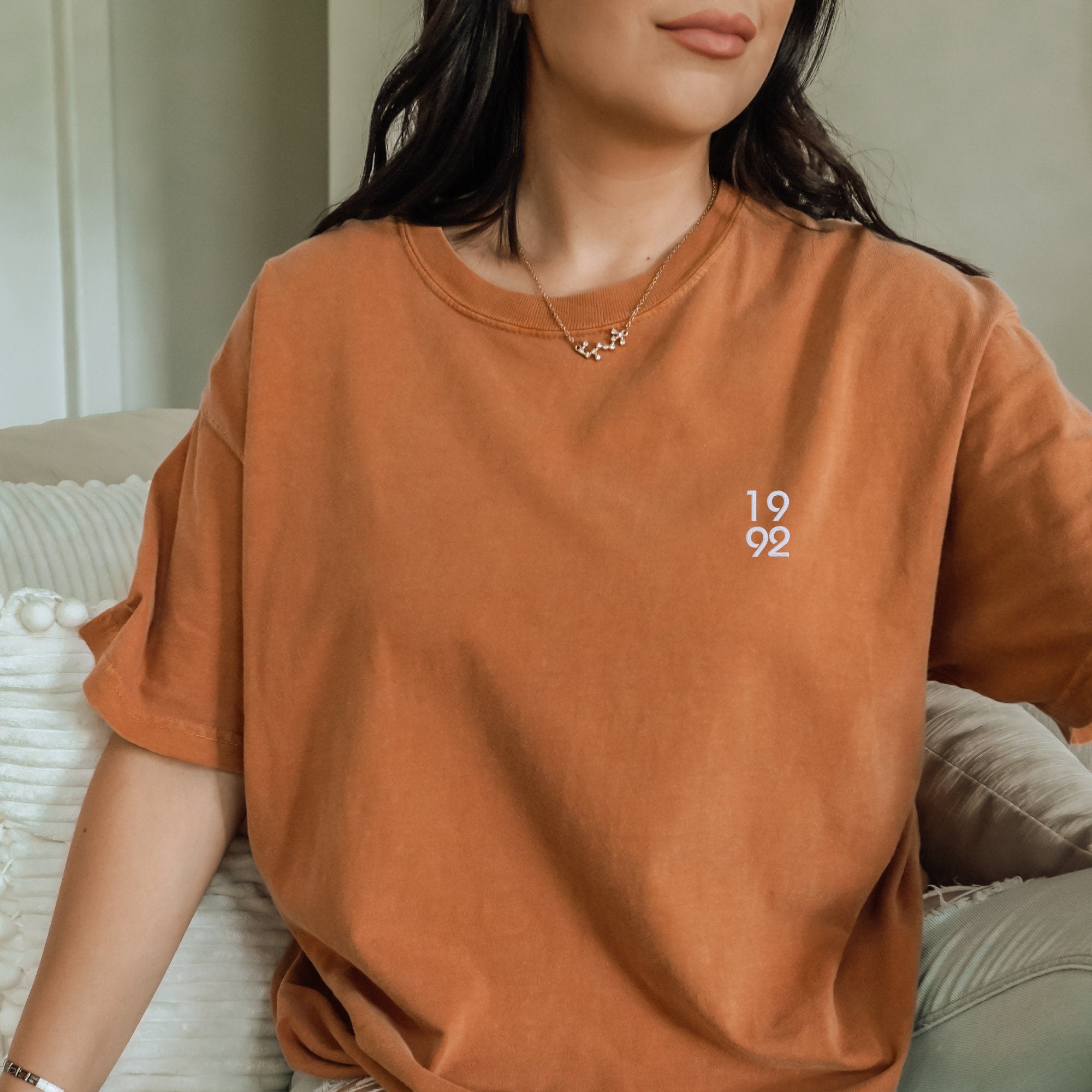 Embroidered Personalized Birth Year Shirt