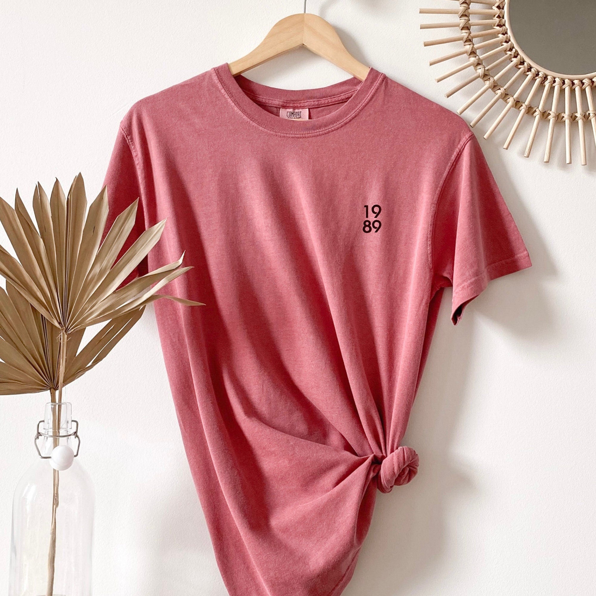 Embroidered Personalized Birth Year Shirt