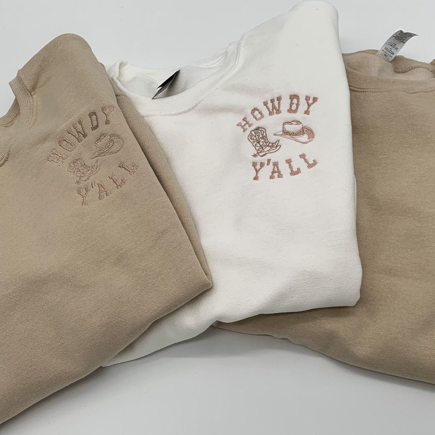 Embroidered Howdy Y'all Sweatshirt