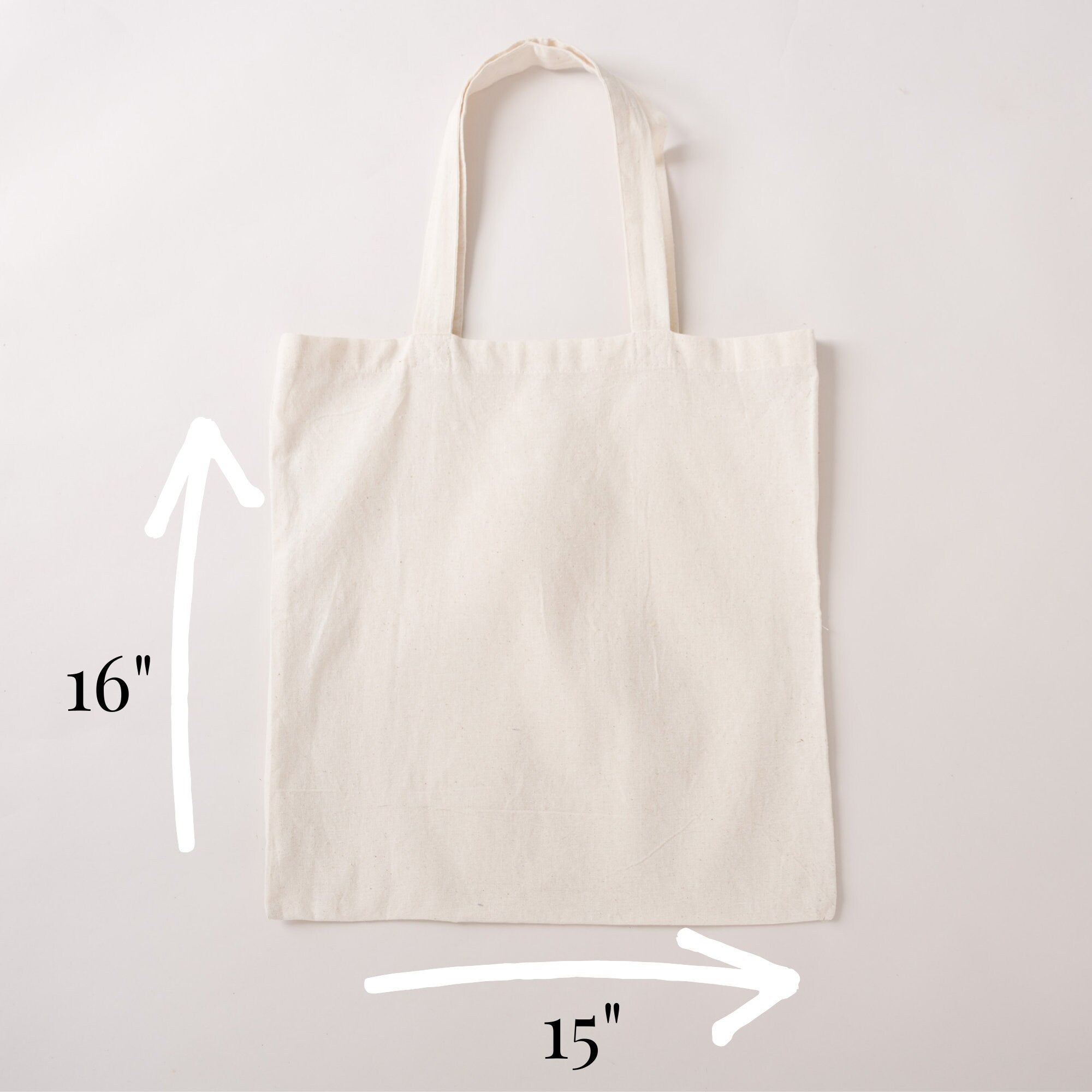 Custom Name Embroidered Tote