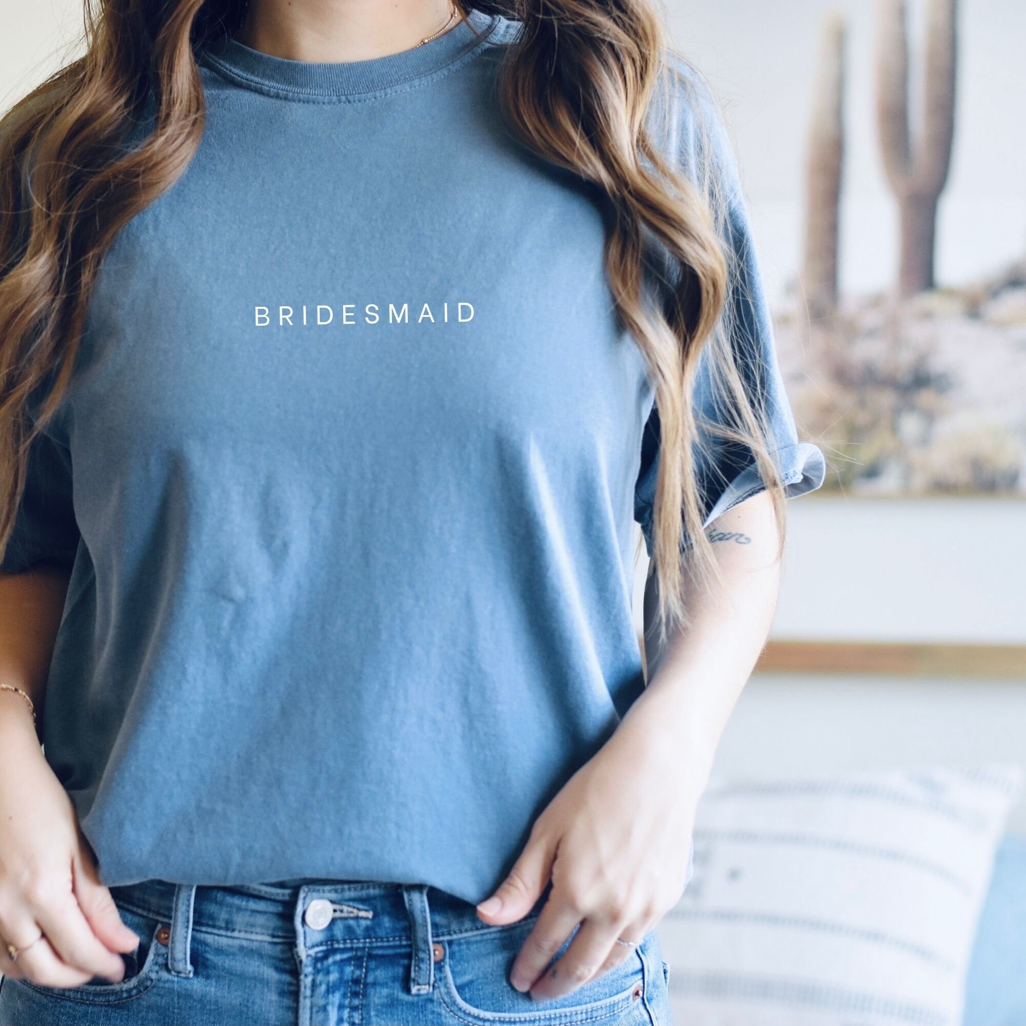 Minimalist Bridesmaid Shirt