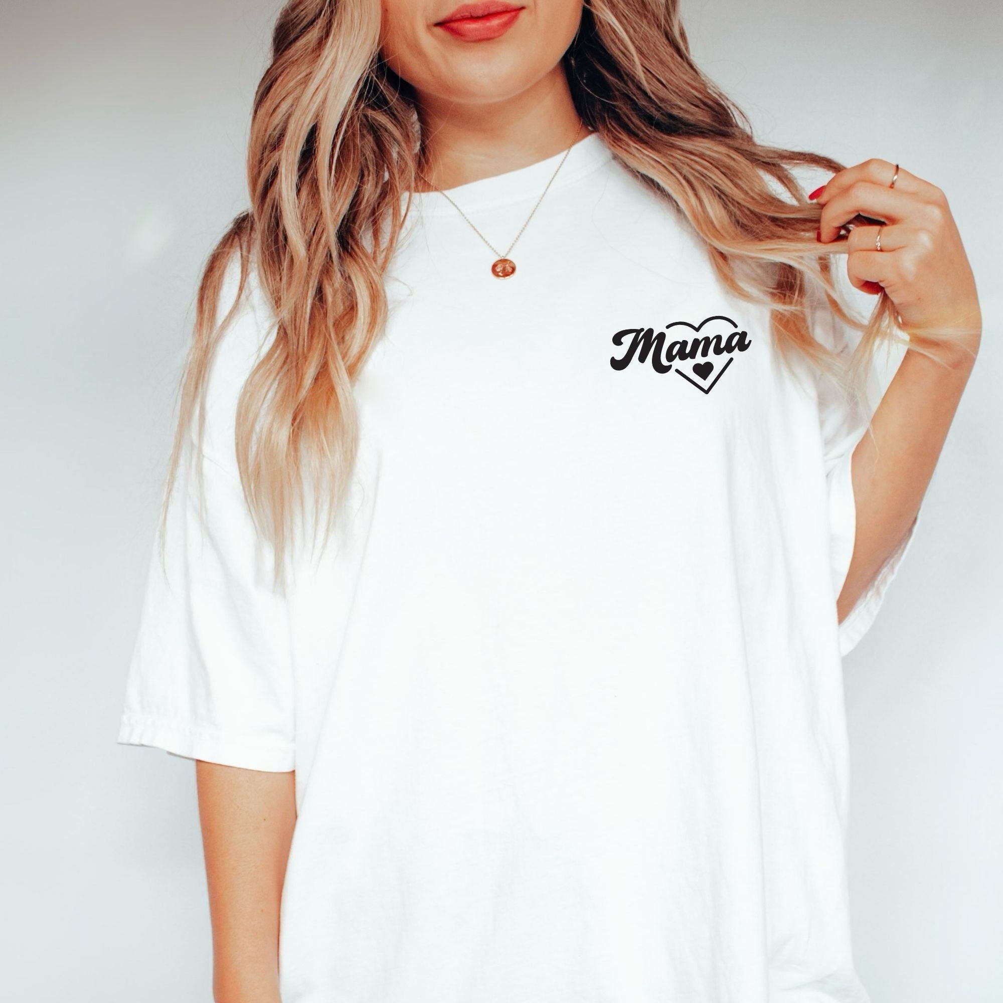 Mama Pocket Heart Shirt
