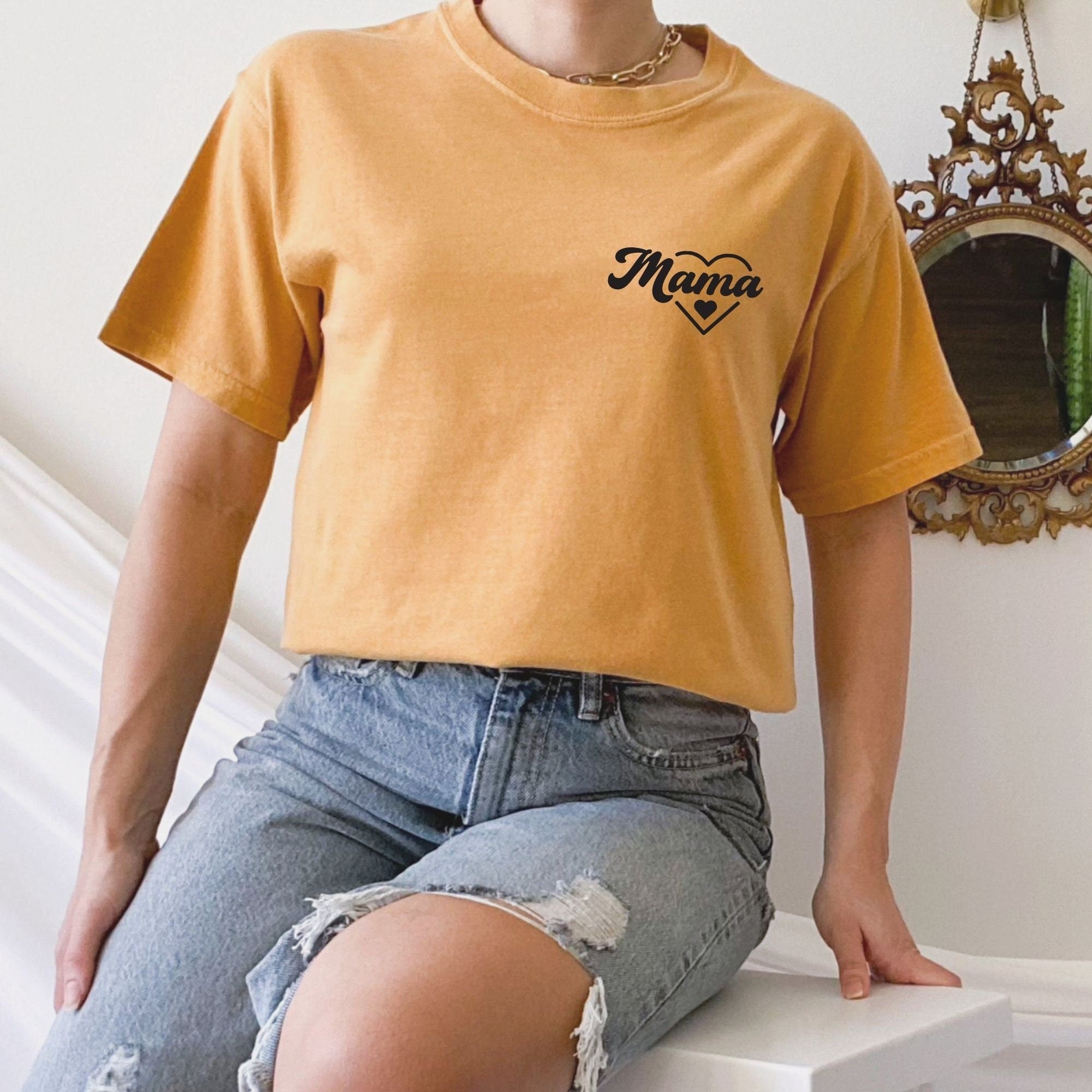 Mama Pocket Heart Shirt