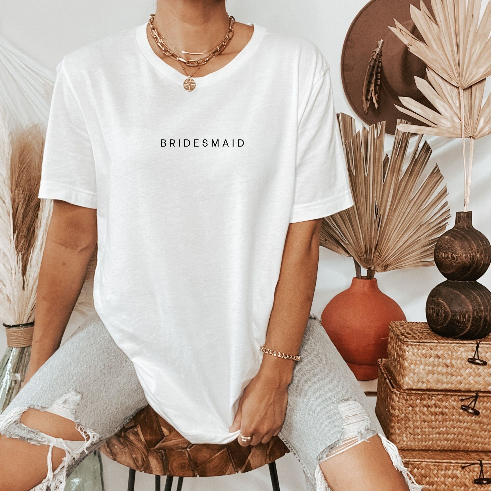 Minimalist Bridesmaid Shirt