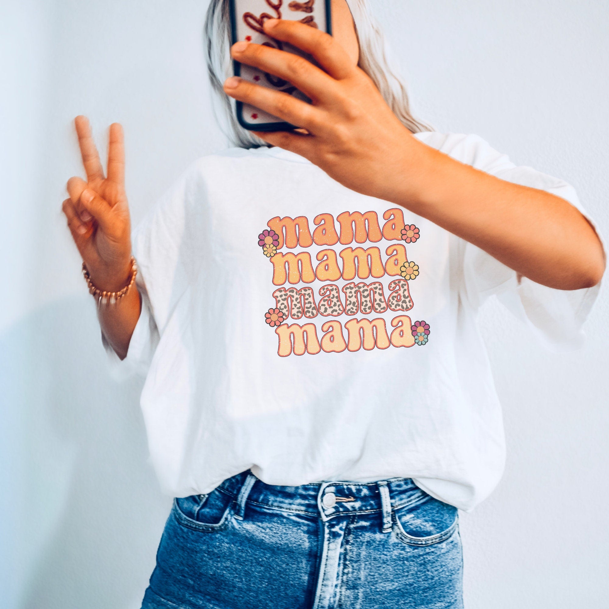 Retro Boho Mama Shirt