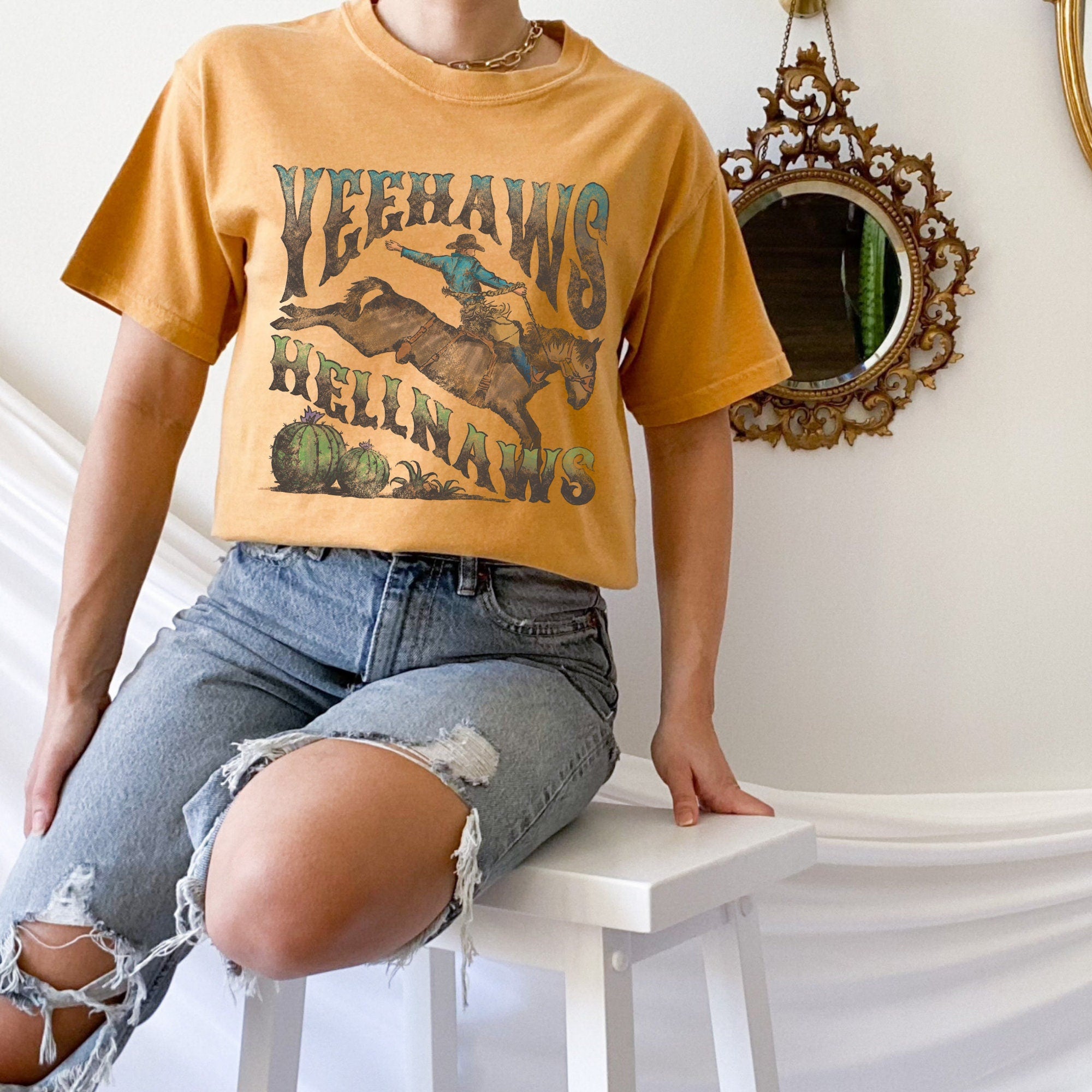 Yeehaw And Hellnaws Shirt