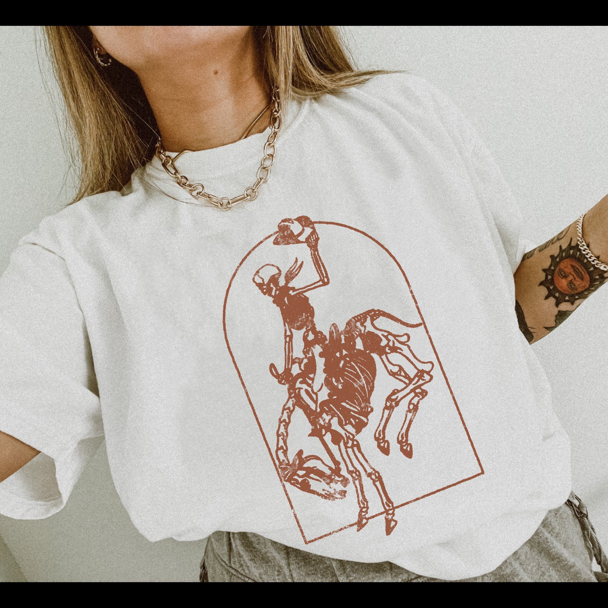 Bucking Skeleton Shirt
