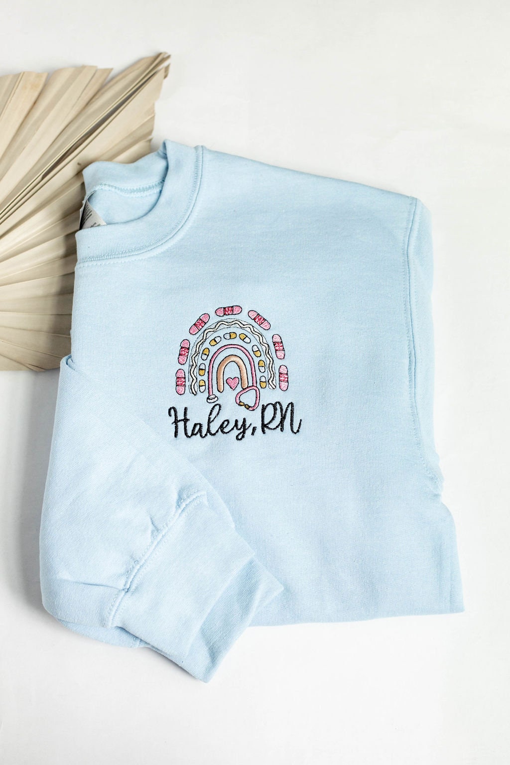 Embroidered Custom Nurse Sweatshirt