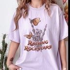 Raising Rockstars" Skeleton Hand Shirt