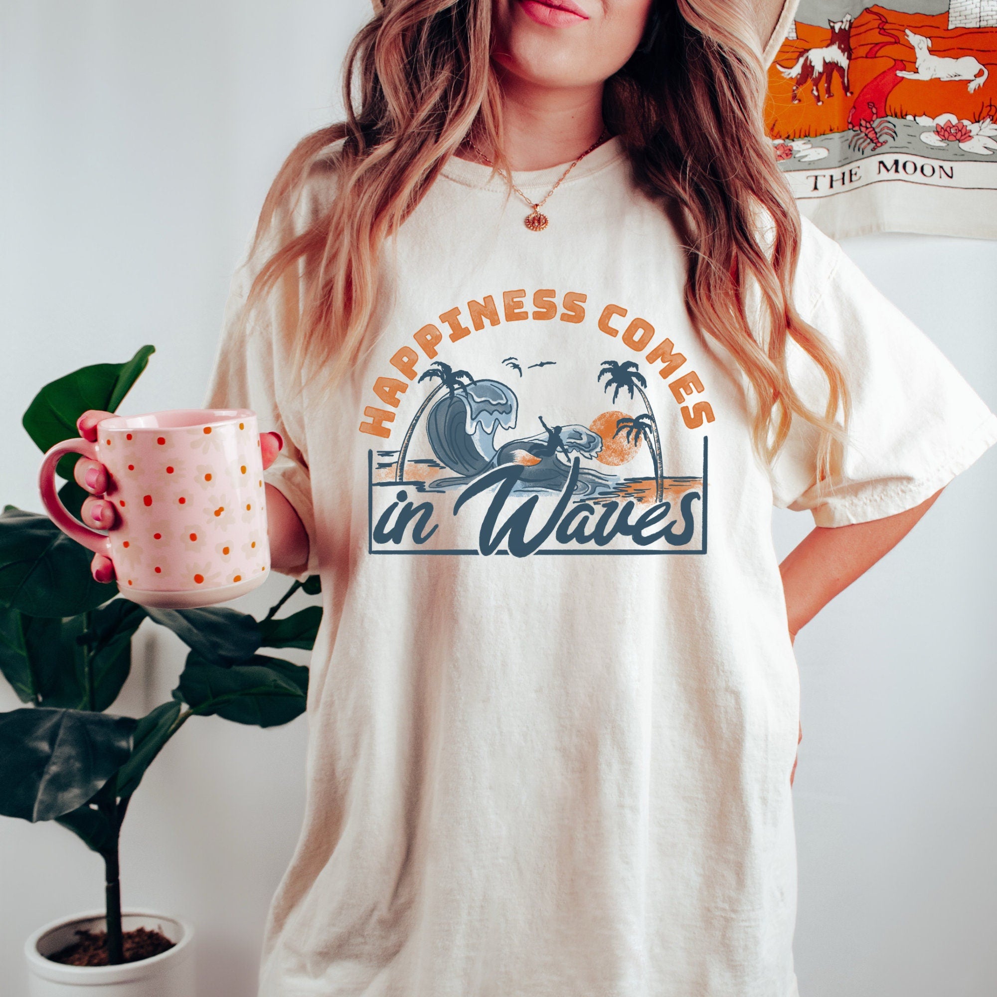 Happiness Comes in Waves Shirt