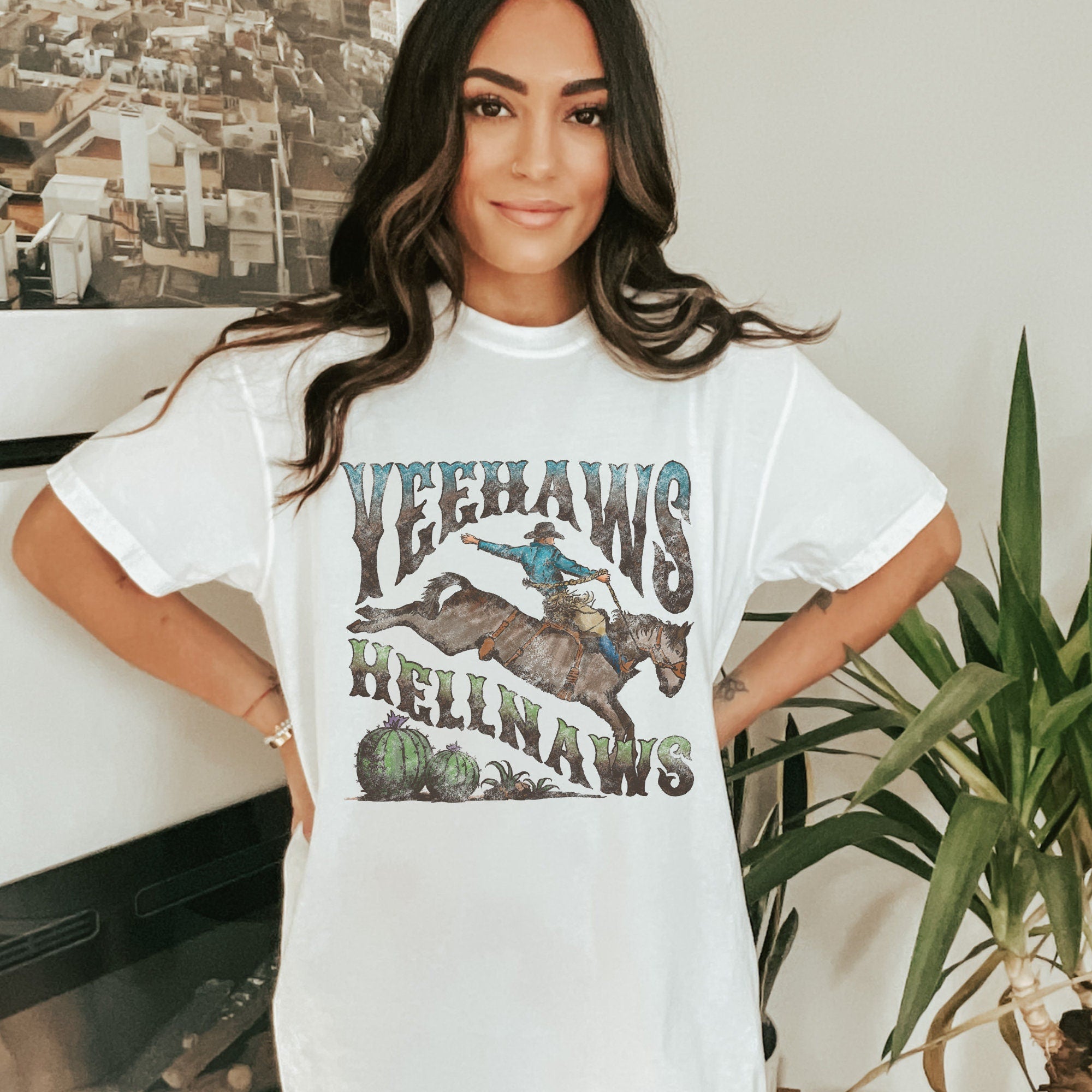 Yeehaw And Hellnaws Shirt