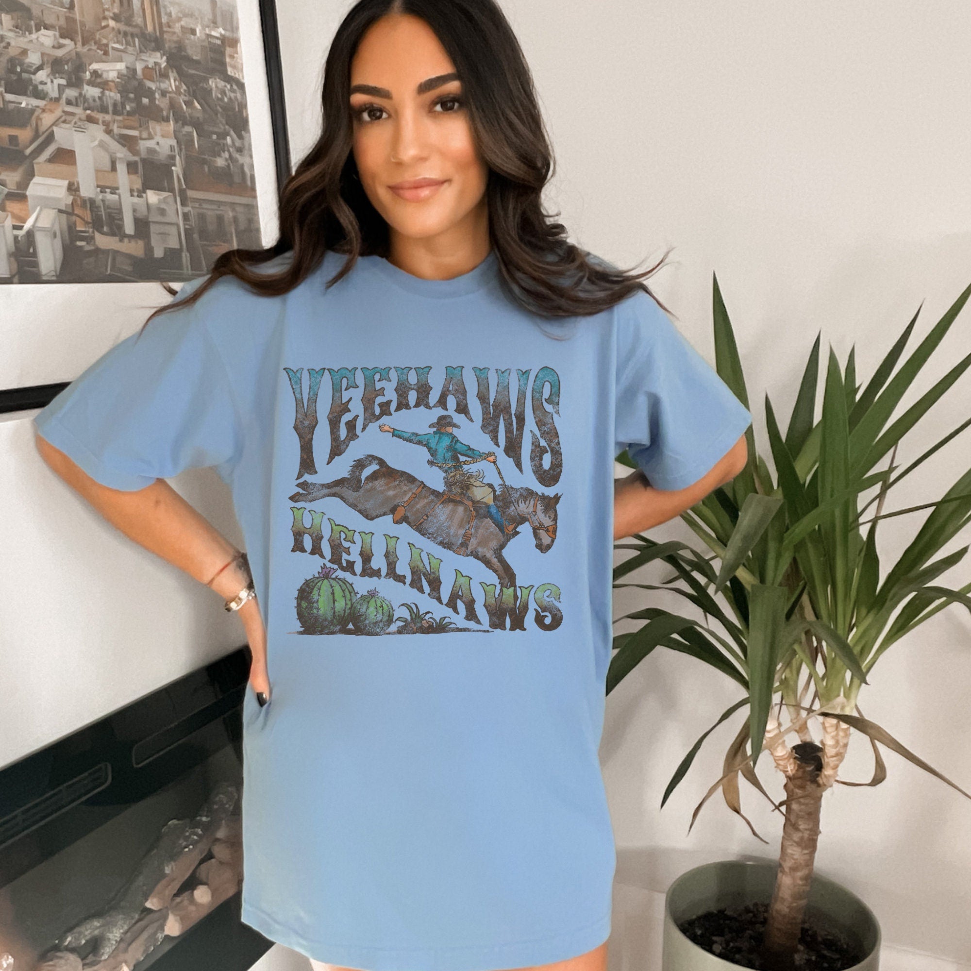 Yeehaw And Hellnaws Shirt