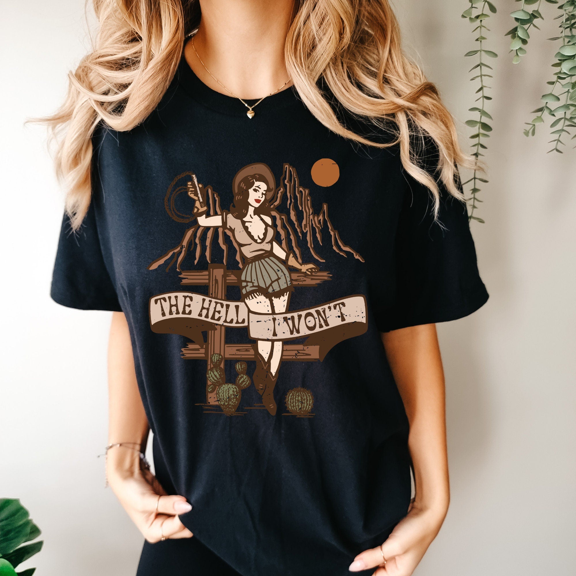 The Hell I Won't Western Shirt
