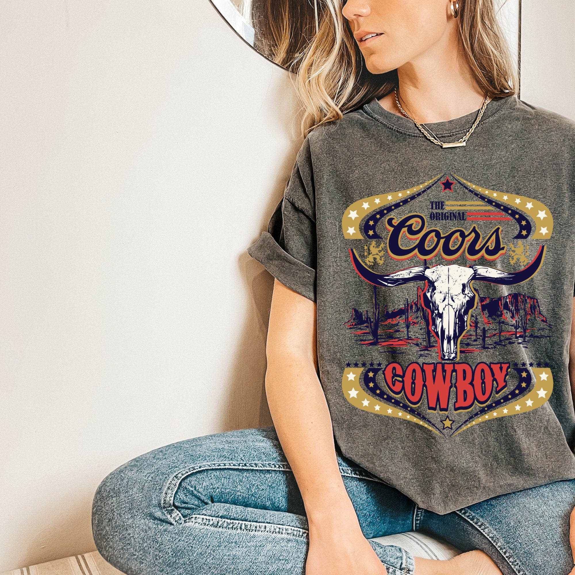 Original Coors Cowgirl Rodeo T-Shirt
