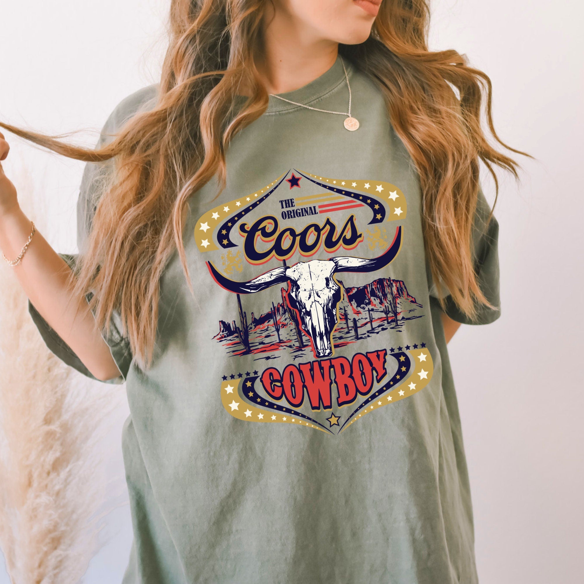 Original Coors Cowgirl Rodeo T-Shirt