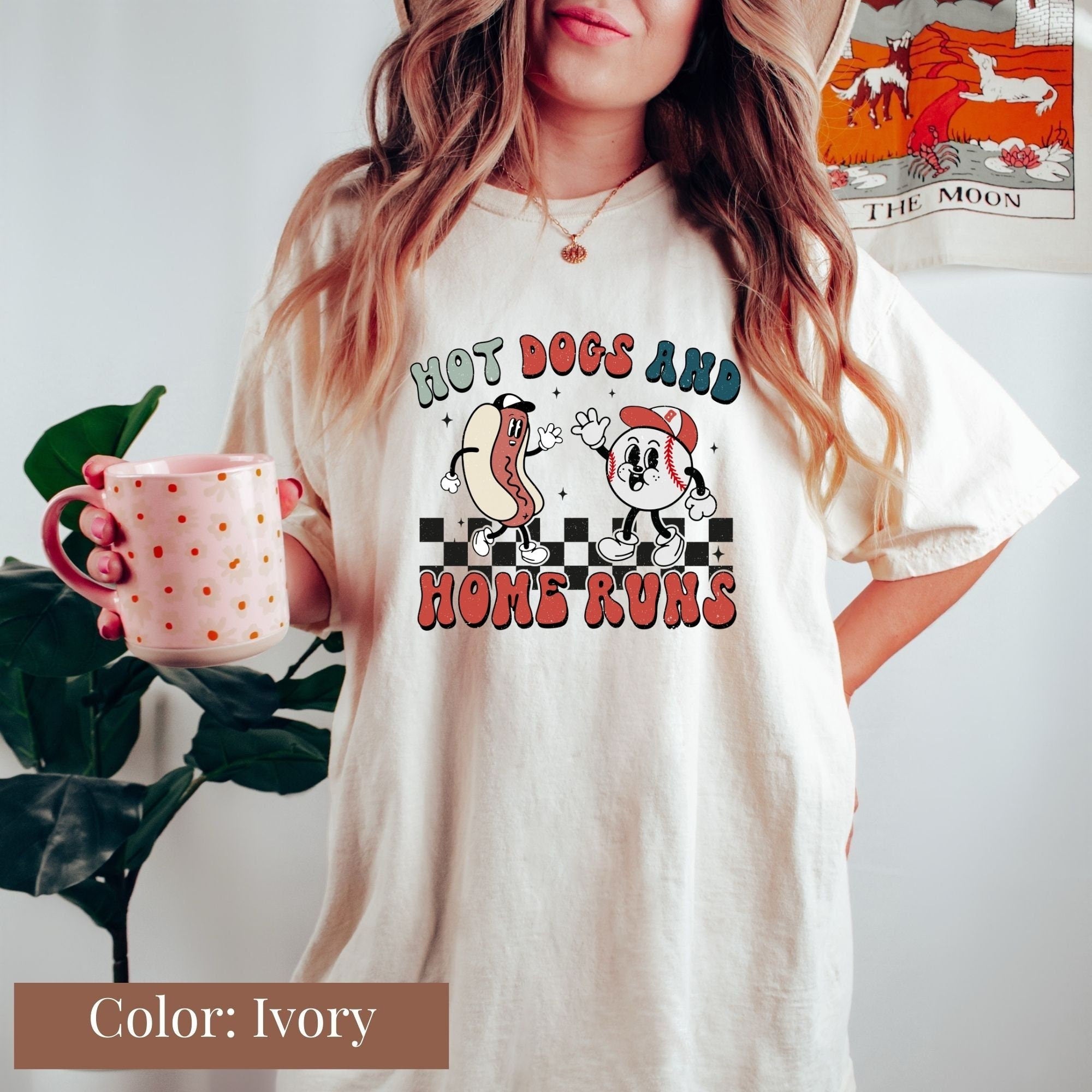 Hot Dogs and Home Runs Tee Ballpark Shirt