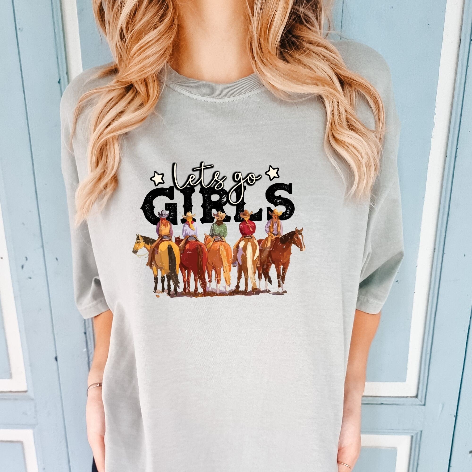 Lets Go Girls Cowgirl Shirt